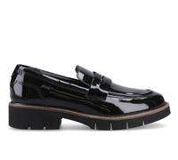 Pod Kaltin Leather Women's Black Loafers UK 5