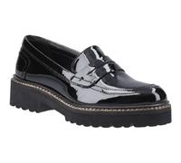 Pod Kenny Leather Women's Black Patent Loafers UK 6