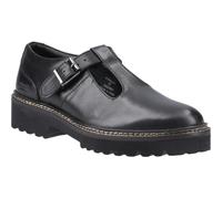 Kylee Lace Up T-Bar Pod Black 5