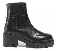 Pod Lillian Black Ladies Iconic Chunky Sole Heeled Boots