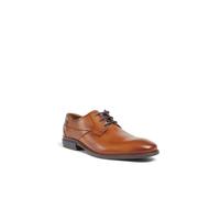 Pod Smyth Leather Men's Cognac Lace-Up Shoes UK 7