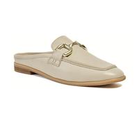 Pod Mila Leather Womens Taupe Mules - Size UK 6