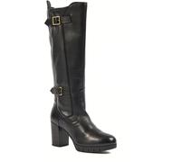 Pod Nitika Leather WoMens Black Boots - Size UK 6