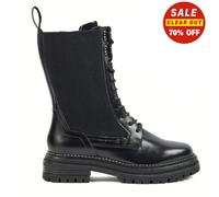 Pod Polly Sleek Designer Fashion Casual Dress Long Boots Womens Black