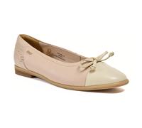 Pod Priya Leather WoMens Pink Flats - Size UK 5.5
