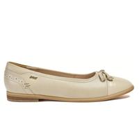 Pod Priya Womens Ballerina Shoes | Slip On Shoes | Taupe | UK Size 4