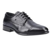 Pod Ralph Leather Mens Black Oxford Shoes - Size UK 9