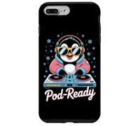 Pod-Ready Dj Animal Fun Penguin Style Case for iPhone 7 Plus/8 Plus