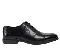 Pod Savage Leather Men's Trainers, Size 9 In Black