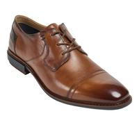 Pod Savage Leather/Textile Men's Cognac Lace-Up Shoes UK 7