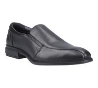 Pod Spear Leather Mens Black Slip-On Shoes - Size UK 8