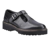 POD Womens/Ladies Kylee Lace Up Leather T-Bar Shoes / N/A N/A FS11347
