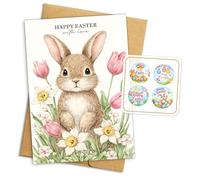 Podagree Happy Easter Greeting Card, Gift for Family, Friends, Mom, Dad, Sister, Brother, Special Occasion, Spring, Love, Romance, Sweet, Funny Message, Celebration of Renewal and New Beginnings A60