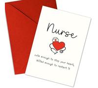 Podagree Inspirational Nurse Graduate Greeting Card - Celebrate Your Achievement and Dedication, Heartfelt Congratulations - Gift for Nursing Graduates - 8x5.3 Inch (Inspirational Nurse)
