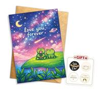 Podagree Love You Forever Greeting Card, Gift for Husband, Wife, Partner, Boyfriend, Girlfriend, Special Occasion, Love, Romance, Heartfelt Message, Celebration of Eternal Love A120