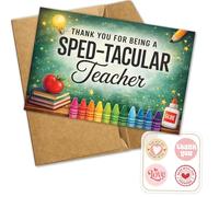 Podagree Thank You Greeting Card, Teacher Appreciation Card Gift for Teachers, Students, Parents, Friends, Coworkers, Classmates, Mentors, Tutors, Family, Neighbors, Boss, Colleagues, Supporters T59