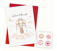 Podagree Welcome To The World New Baby Card Congratulations to New Parents Special Congratulations Gift for New Parents Cute Pregnancy Congratulations Greeting for Women