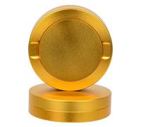 PODAHO Metal Container for Zyn | Zyn Metal Can | Snus Can | 3 Layer Aluminum Zyn Holder | Zyn Tin | Snus Container | EDC Storage, Multiple Colors, (Gold)