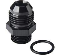 Podavelle 10AN Male Flare to 6AN ORB O-ring Boss Fuel Pump Rail Adapter Fitting Aluminum Black