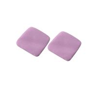 PODAY 2 pcs square stool chair cover, square dining chair elastic seat cover, dresser stool cover, bar stool cover, square wrinkle free elastic stool cover, washable 10-12.6in Light-Purple