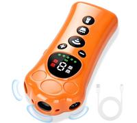 Podazz 10-Level Adjustable Ultrasonic Dog Bark Deterrent Flashlight - USB Rechargeable Pet Training Device, Anti-Bark Ultrasonic Trainer with LED Light, Safe Humane Dog Behavior Corrector (23-41kHz)