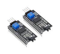Podazz 2pcs 5V 2004 1602 LCD Display IIC I2C Adapter Converter Module