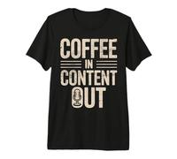 Podcast Host Coffee Podcaster Premium T-Shirt