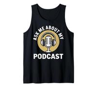 Podcast Host Podcasting Funny Podcaster Tank Top
