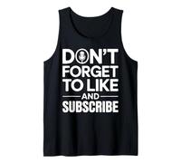 Podcast Host Podcasting Like Subscribe Podcaster Tank Top