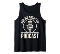 Podcast Host Podcasting Recording Podcaster Tank Top