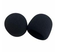 Podcast Mic Foam Cover Black Soft Windscreen Sleeve for Breath Wind Reduction Streaming Voice Use Online Lessons Mic Foam Windscreen Cover Microphone Wind Muff Filter Podcast Streaming Voice Chat
