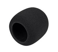 Podcast Microphone Foam Sleeve Compatible for ATR2100X, Black Slip-on Cover for Livestream Talking Classes Daily Handheld Mic Foam Sleeve Windscreen Podcast Livestream Class Karaoke Spoken Word Wind