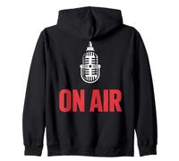 Podcaster Podcast Host Podcasting Recording Zip Hoodie