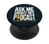 Podcaster Producing Podcasts PopSockets Adhesive PopGrip