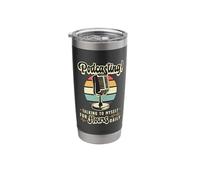 Podcasting Talking to Myself for Retro Microphone Podcasting Stainless Steel Insulated Tumbler