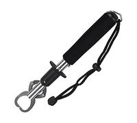 PODEC Stainless Steel Fish Lip Gripper Tool, 40lb Professional Fish Grabber with Confrotable Handle and Scale, Lightweight Fish Controller, Safely Handle Your Catch, Fishing Gear Gifts for Men