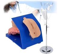PODEC Urethral Healthcare Model, Male Female Catheterization Enema Manikin Model With Stable Base Support, Manikin Catheter Model, High Simulation for Medical Skills Teaching and Practice
