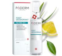PODERM - FUNGAL NAIL INFECTION ATHLETES FOOT SPRAY TEA TREE 3-in-1 - Deodorising, anti-transpiration, and purifying - Eliminates 99.9% of fungal infections - Treatment for feet - Swiss Made
