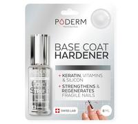 Top Coat Nail Strengthener with Biotin, Silicon, Keratin - Fortifies & Ensures long-lasting color on weakened, brittle nails due to semi-permanent - Hands & Feet - Swiss Made