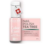 PODERM Nail Care Polish with Tea Tree - Pink | Swiss Lab - 8ML | Enriched with Tea Tree, Silicon & Biotin | Purifies, Clarifies & Nourishes Yellow Nails | Created by a Podiatrist