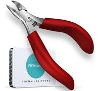 Podiatrist Toenail Clippers, Professional Thick & Ingrown Toe Nail Clippers for Men & Seniors, Pedicure Clippers Toenail Cutters, Super Sharp Curved