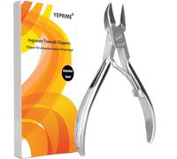 Podiatrist Toenail Clippers, Super Sharp and Wear-Resistant Toe Nail Cutters for Thick and Ingrown Nails, Hand Forged Stainless Steel Pedicure Clippers for Men Women Seniors, Curved Blade