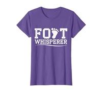 Podiatry Foot Whisperer Chiropodist Funny Podiatrists T-Shirt, Women, Purple Heather, X-Small