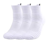 Podinor Elite Basketball Crew Socks for Men and Women, Cushion Performance Athletic Basketball Socks