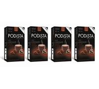 Podista Hot Chocolate Nespresso Compatible Capsules Hot Cocoa Pods - Smooth & Creamy - 4 Boxes - 40 Pod Package