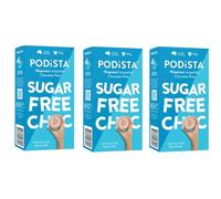 Podista Hot Chocolate Nespresso Compatible Capsules Hot Cocoa Pods - Sugar Free - 3 Boxes - 30 Capsules