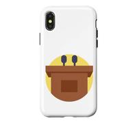 Podium Lectern Speech Lecture Debate Pulpit Oratory Case for iPhone X/XS