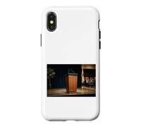 Podium Lectern Speech Lecture Debate Pulpit Oratory Case for iPhone X/XS