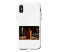 Podium Lectern Speech Lecture Debate Pulpit Oratory Case for iPhone X/XS