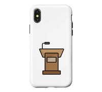 Podium Lectern Speech Lecture Debate Pulpit Oratory Case for iPhone X/XS